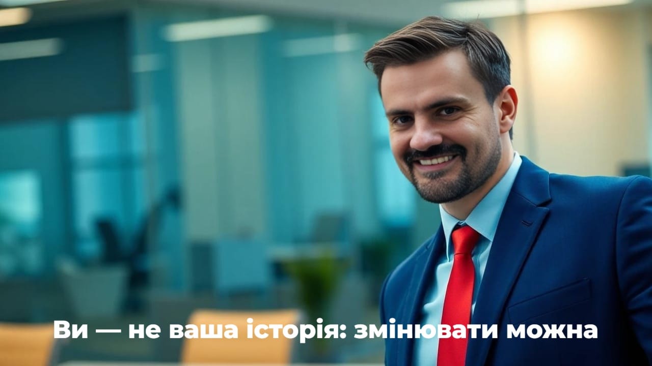 Ви — не ваша історія: змінювати можна